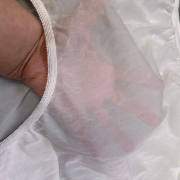 Catherines Sheer Plus Size 14 Nylon Panties Lot Black White Briefs Panty - Picture 6 of 12